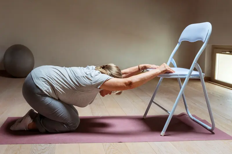 yoga en silla